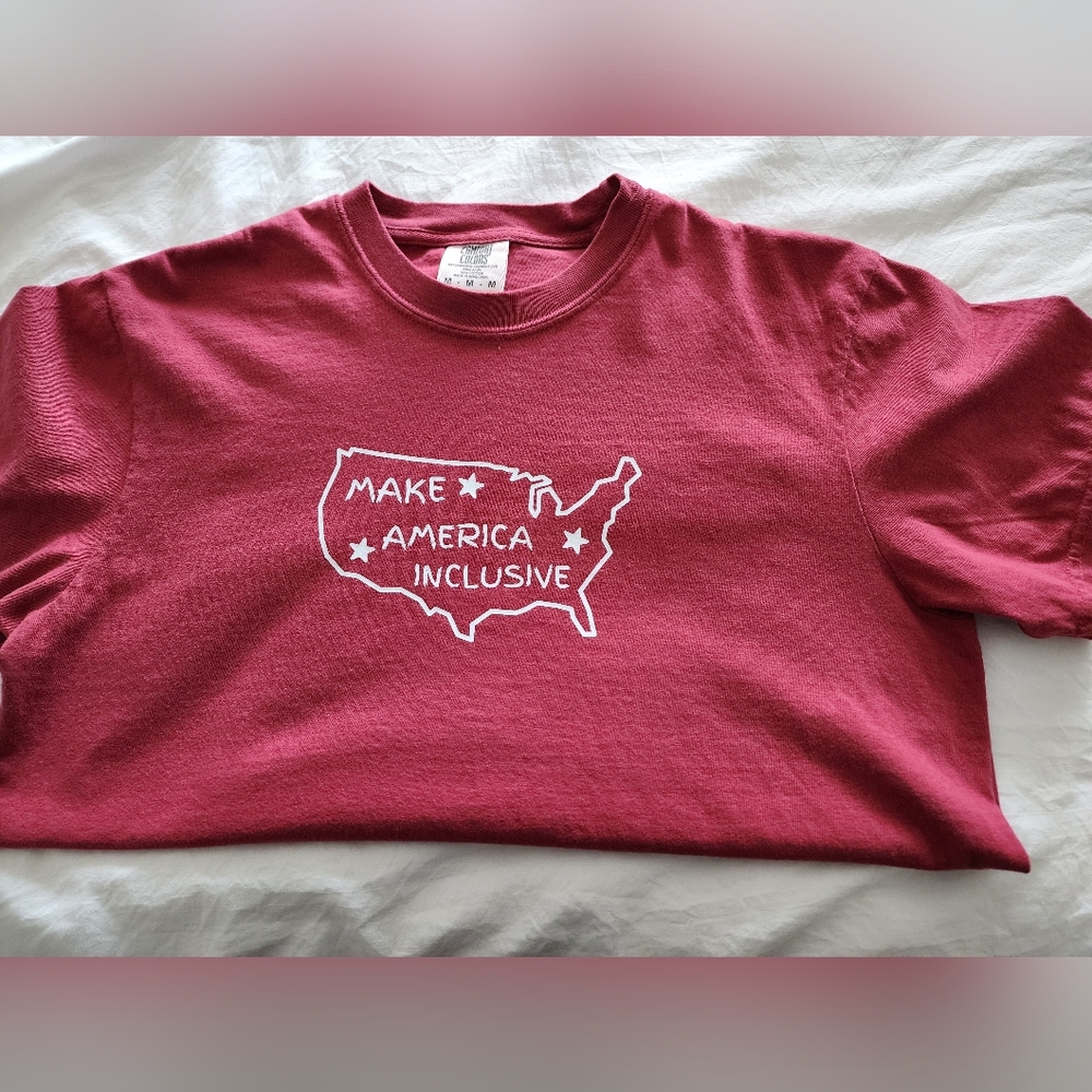 Make America Inclusive Kids T‑Shirt - Pink